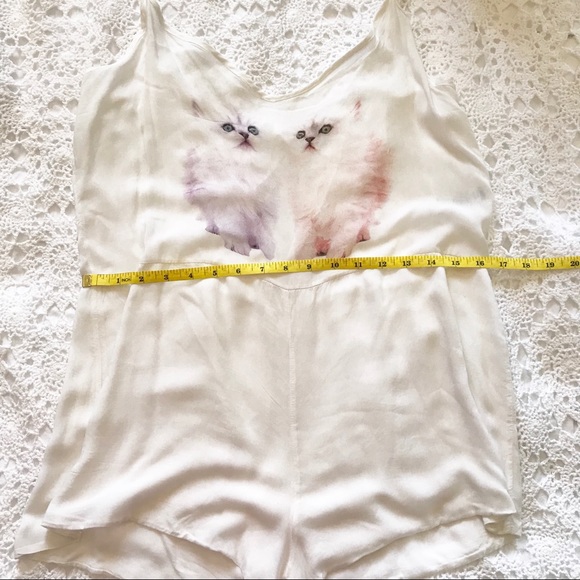 S/M Wildfox Magical Cats Romper - Picture 7 of 8